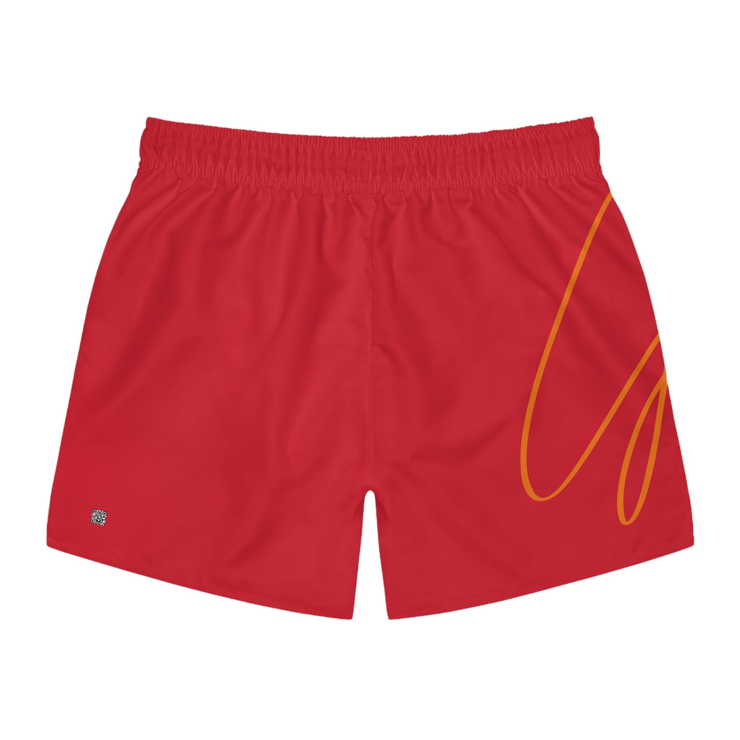 Dark Red "George" Swim Trunks