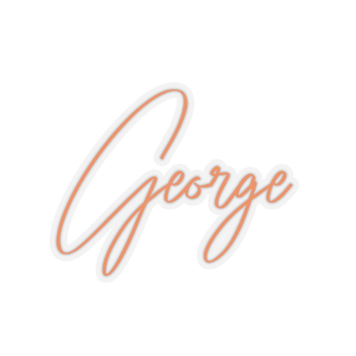 "George" stickers