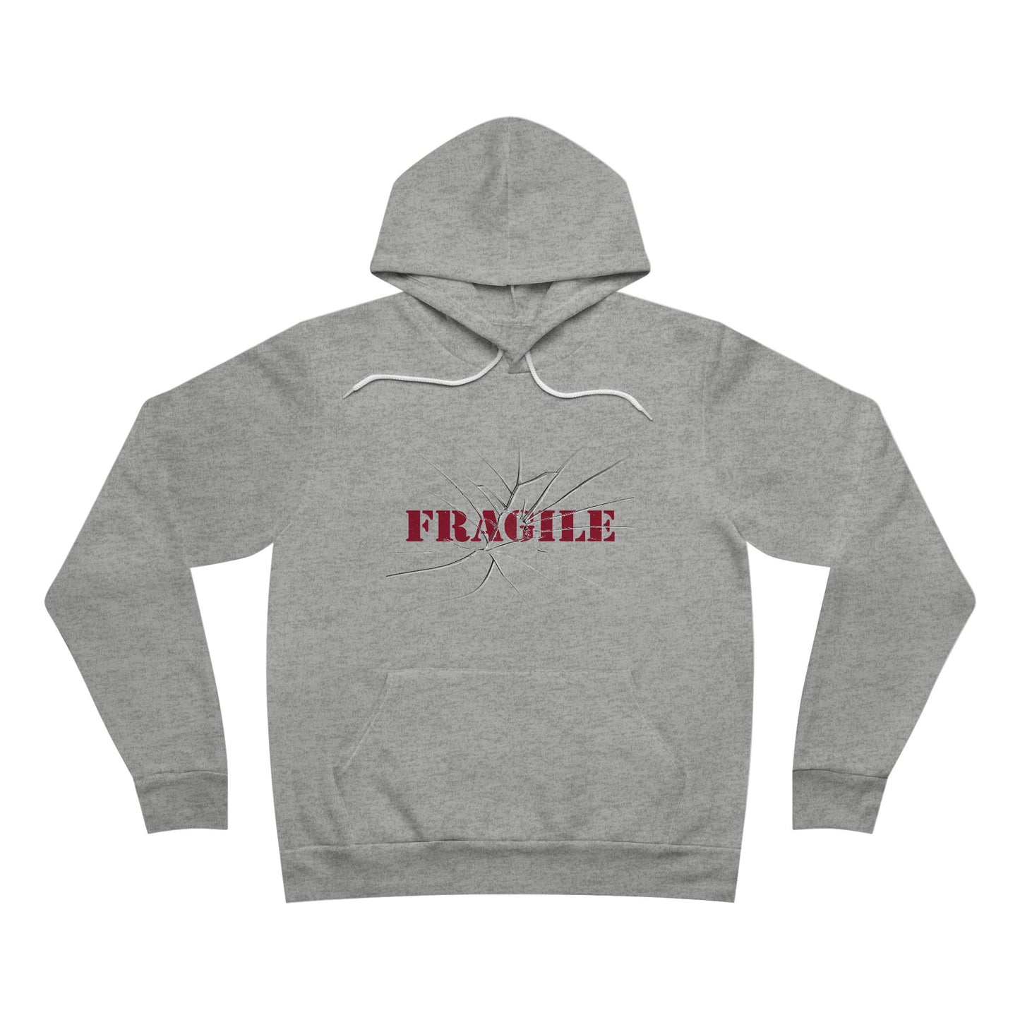 "Fragile" Sponge Fleece Pullover Hoodie