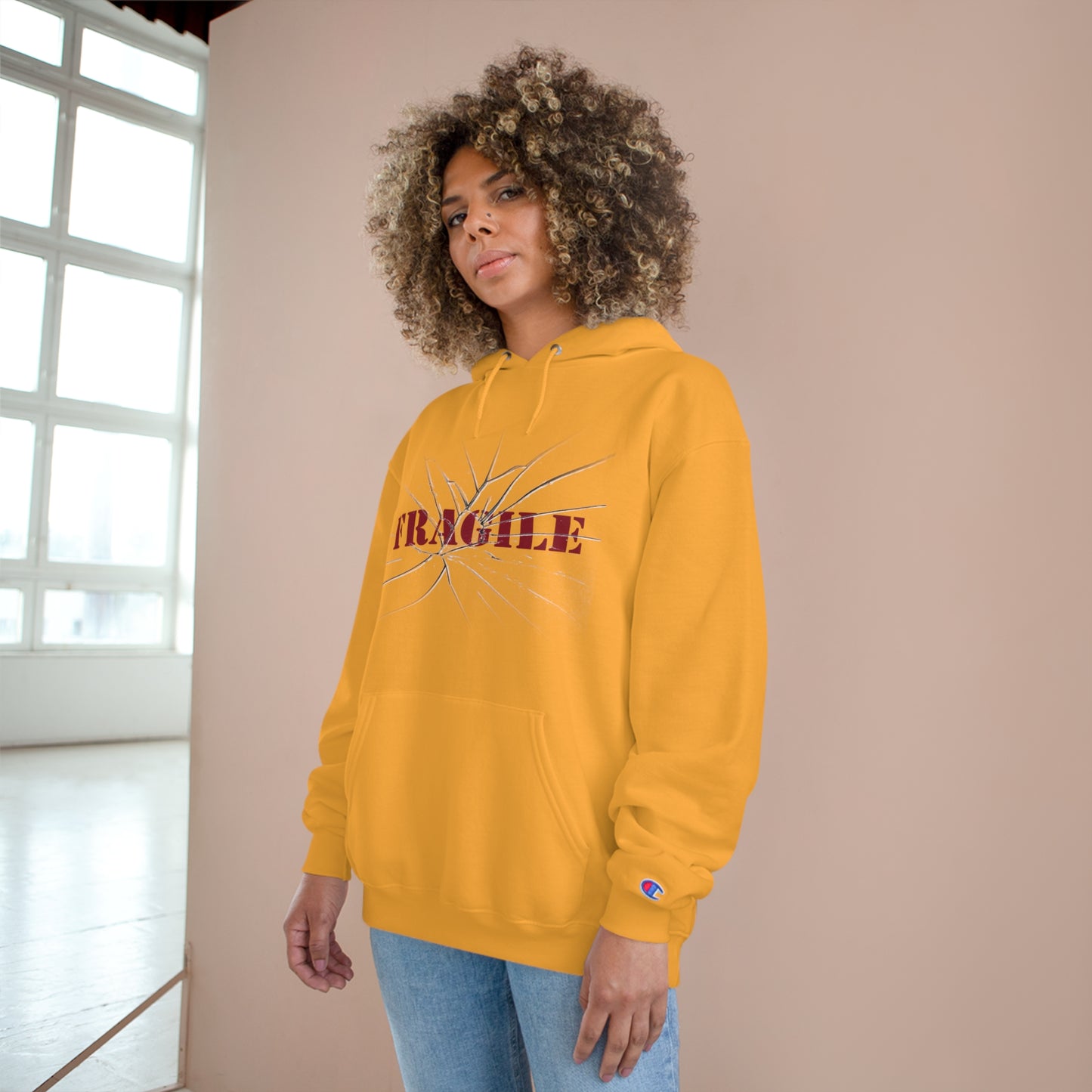 "Fragile" Traditional Hoodie