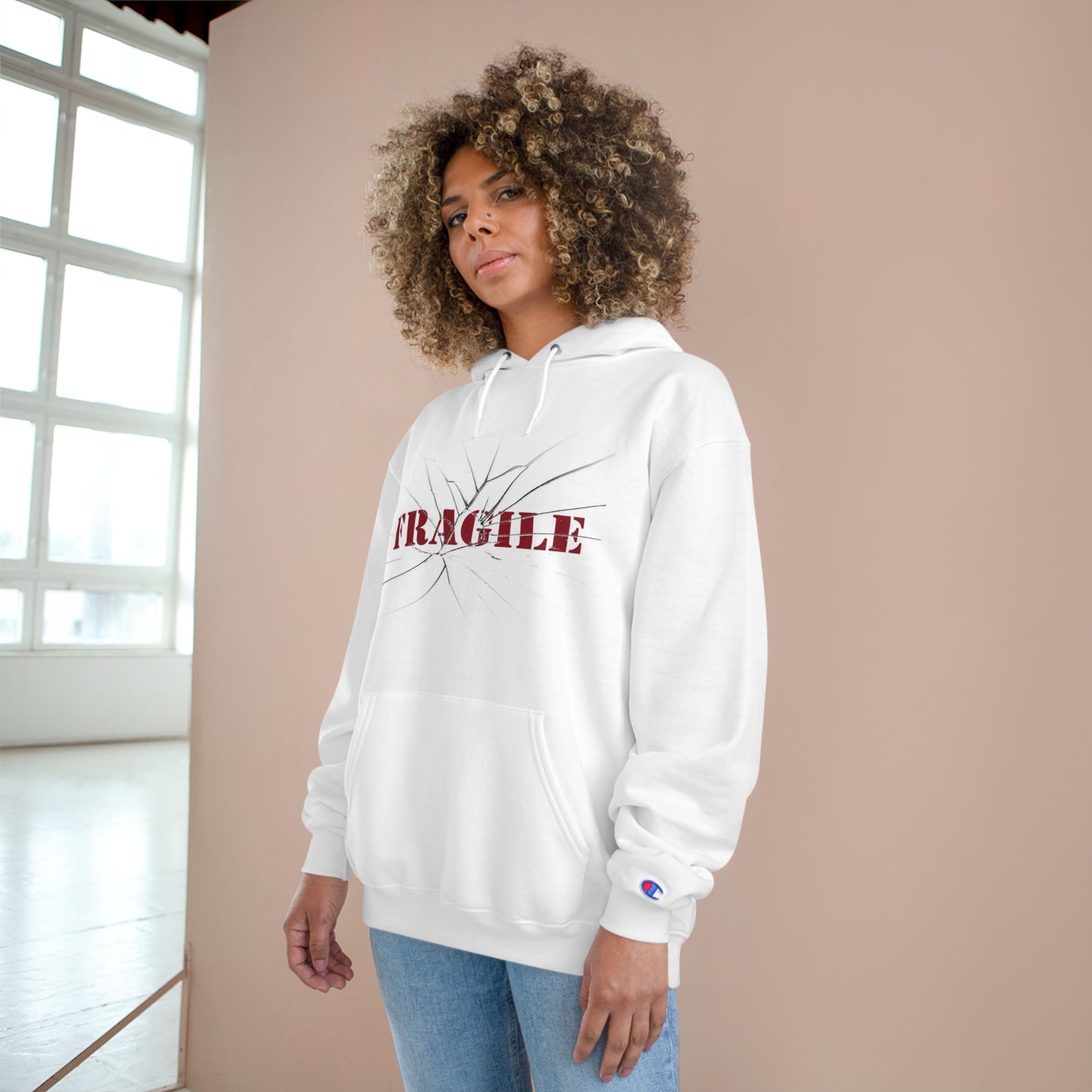 "Fragile" Traditional Hoodie