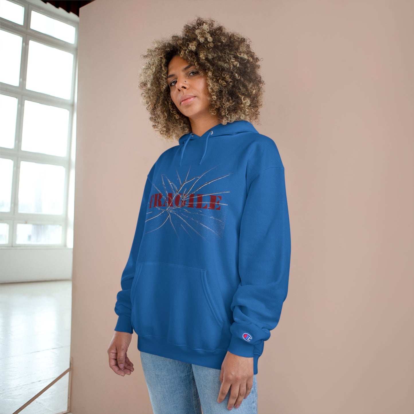 "Fragile" Traditional Hoodie