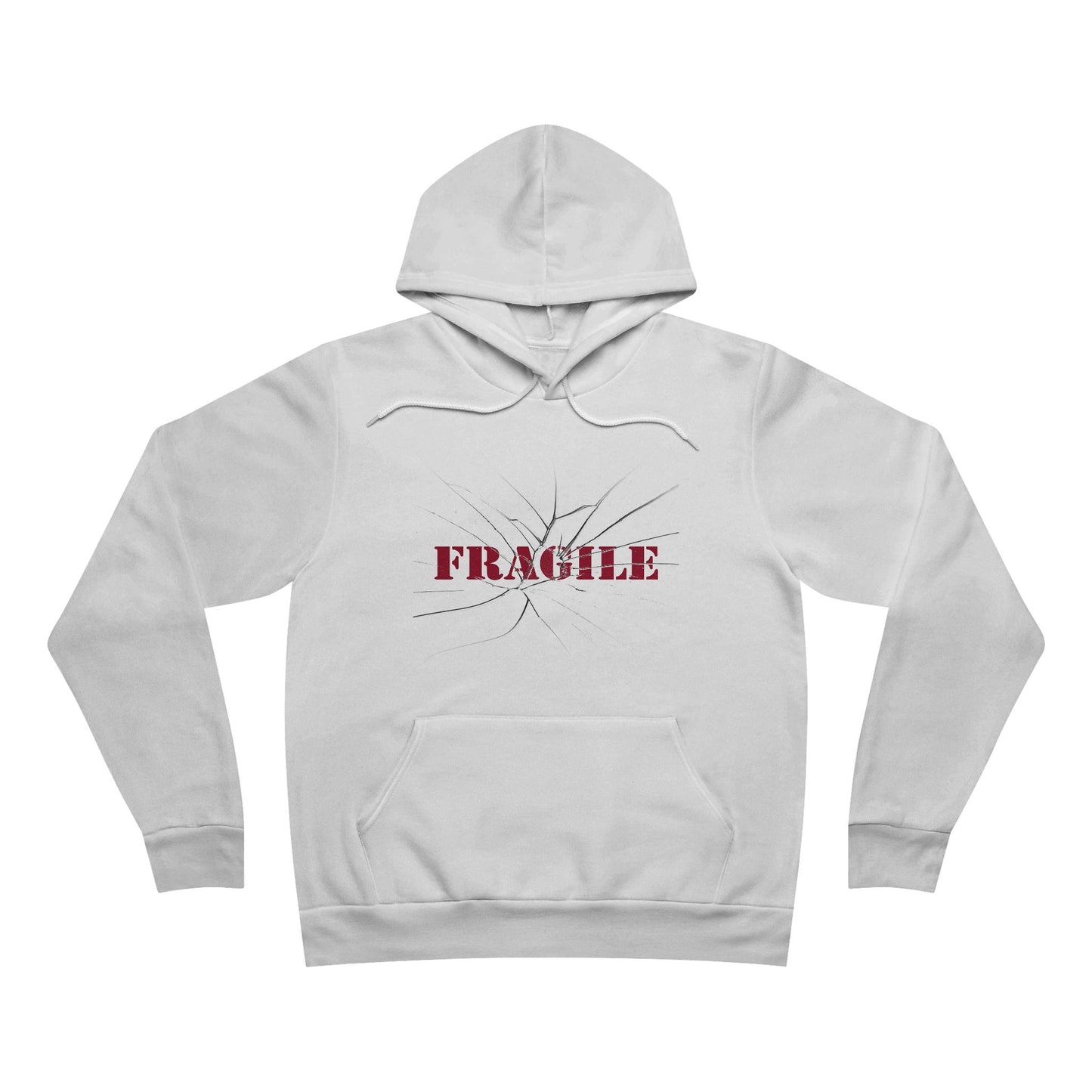 "Fragile" Sponge Fleece Pullover Hoodie