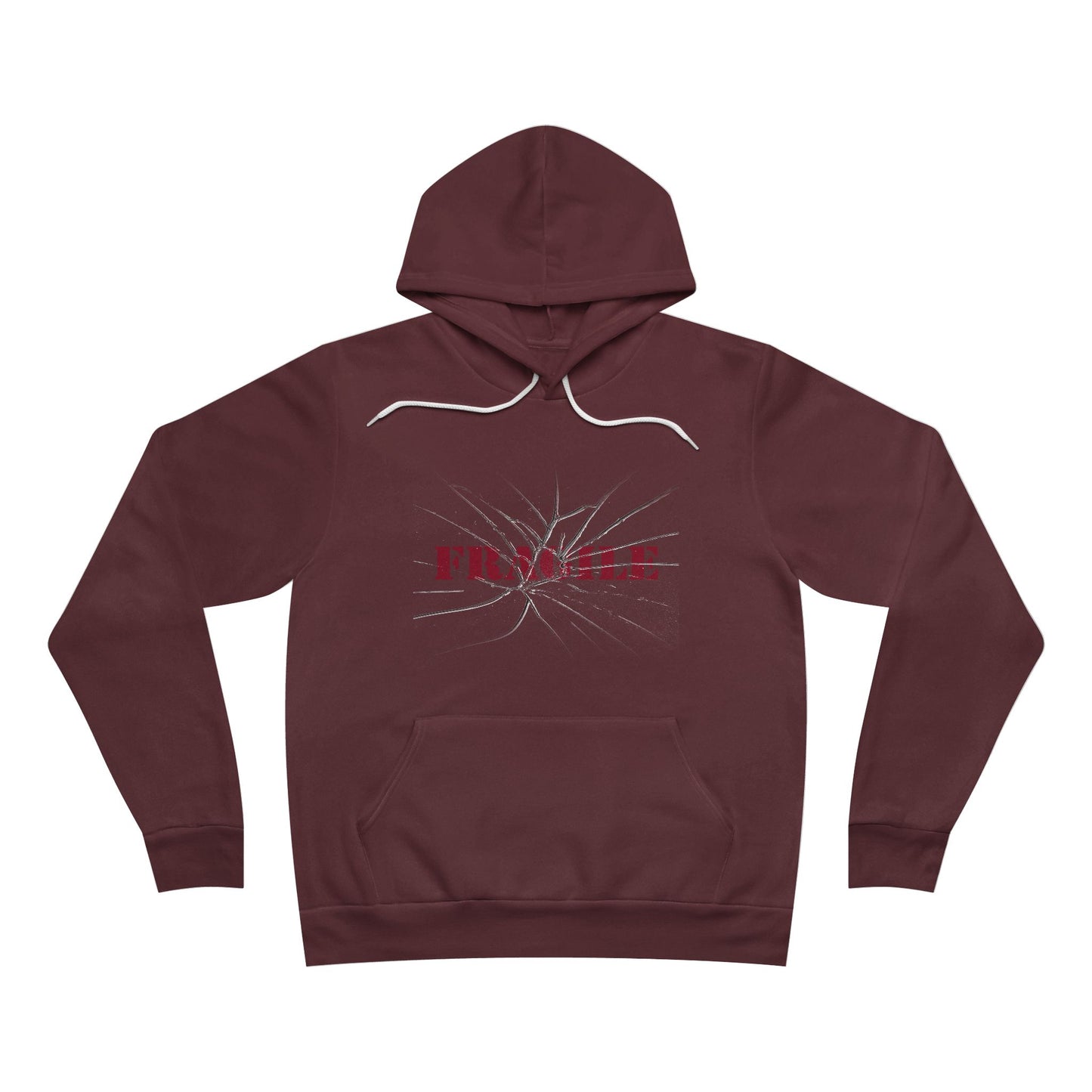 "Fragile" Sponge Fleece Pullover Hoodie
