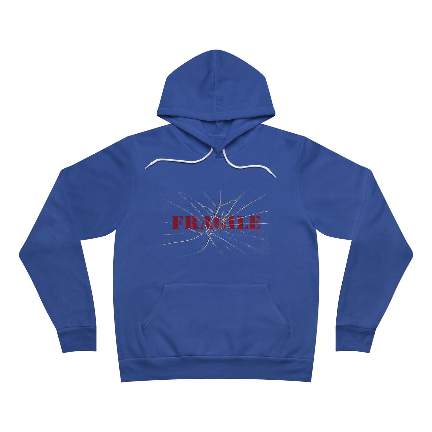 "Fragile" Sponge Fleece Pullover Hoodie