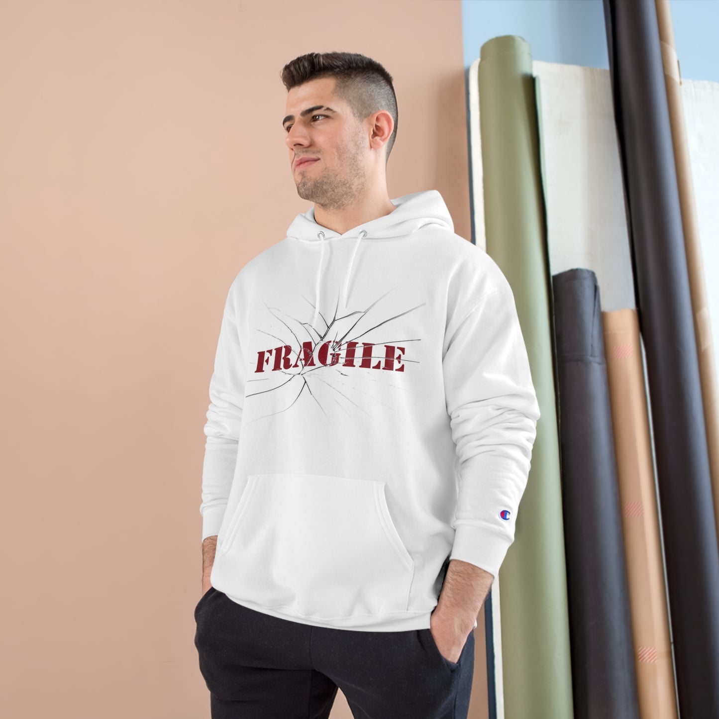 "Fragile" Traditional Hoodie