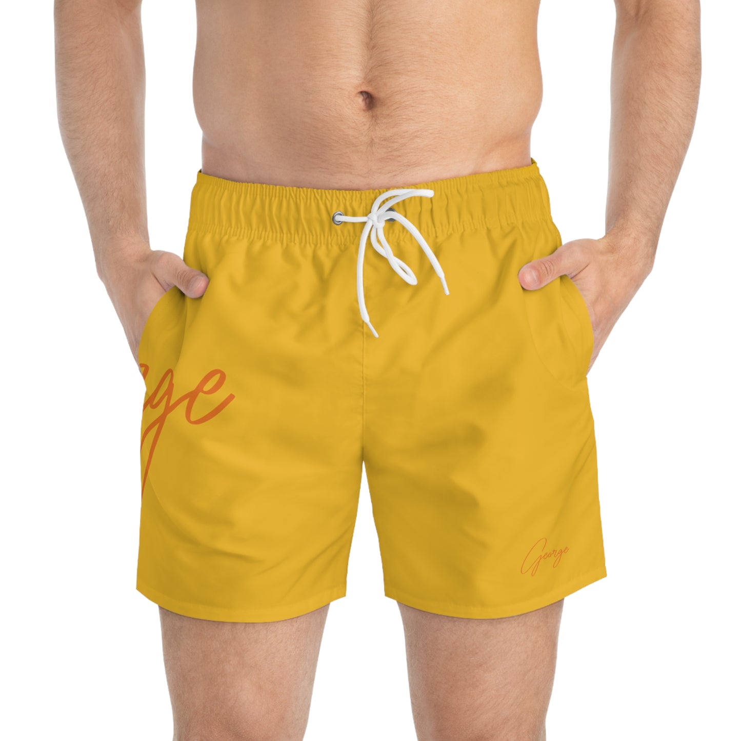 Yellow "George" Swim Trunks
