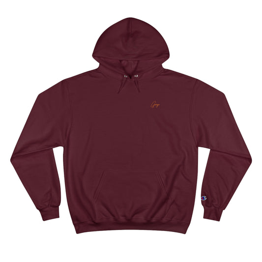 "George" Maroon Champion Hoodie