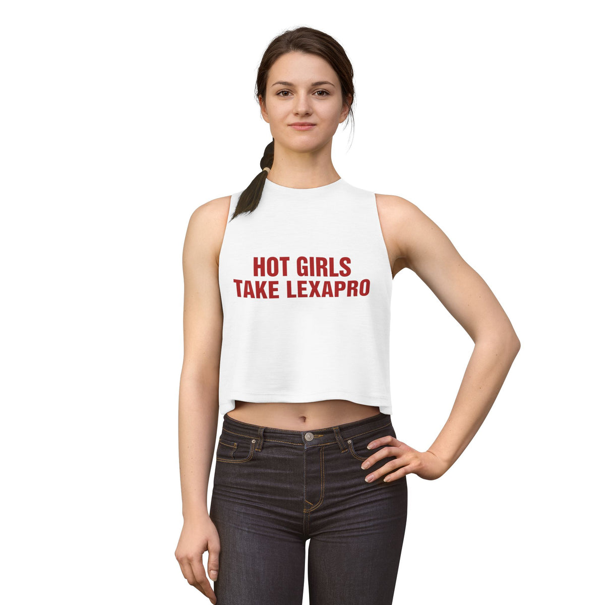 "HOT GIRLS TAKE..." Crop Top