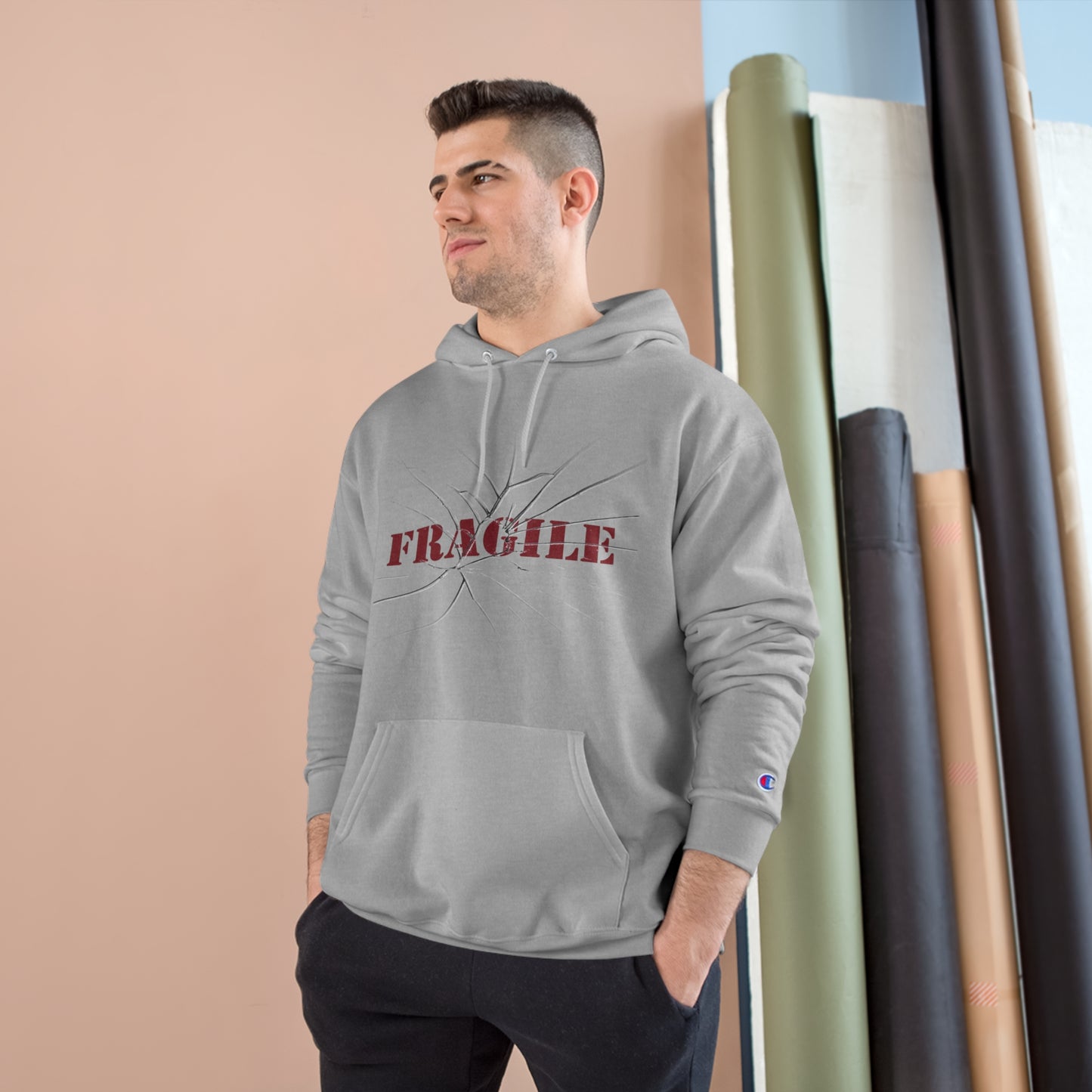 "Fragile" Traditional Hoodie