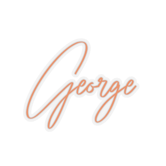 "George" stickers