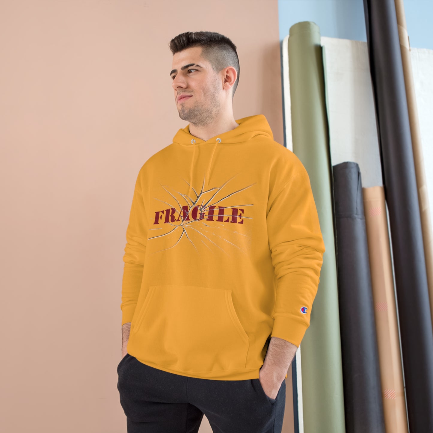 "Fragile" Traditional Hoodie