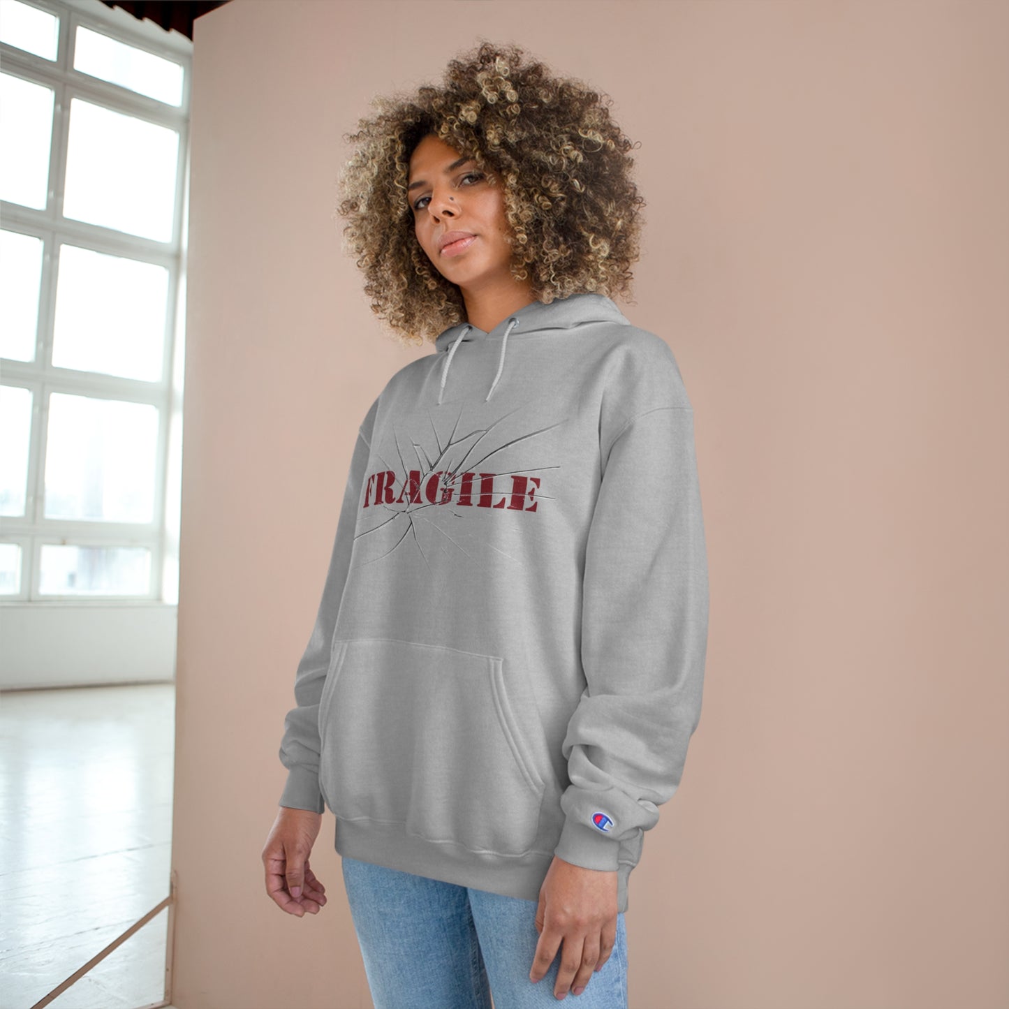 "Fragile" Traditional Hoodie
