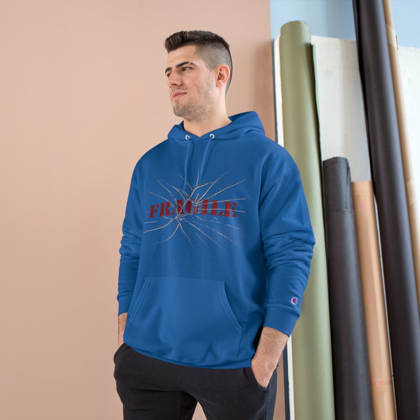 "Fragile" Traditional Hoodie