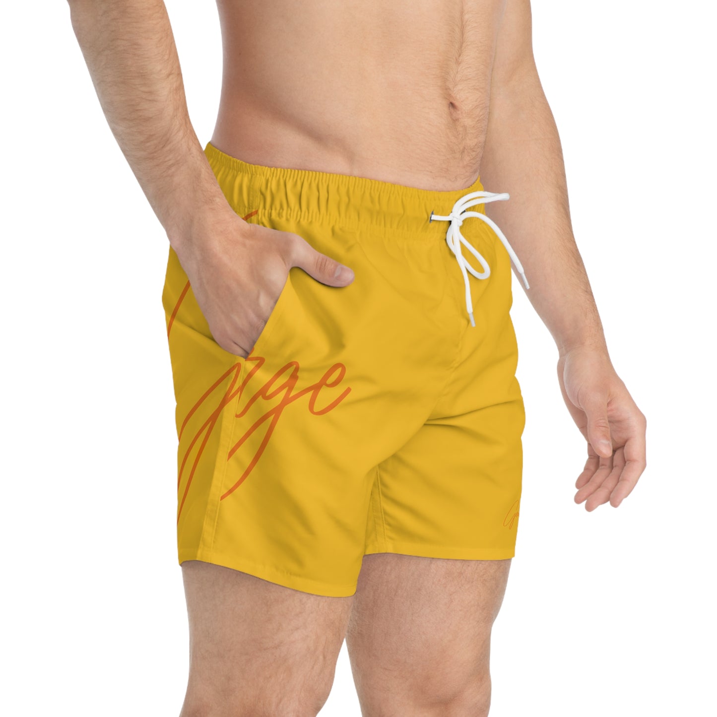 Yellow "George" Swim Trunks