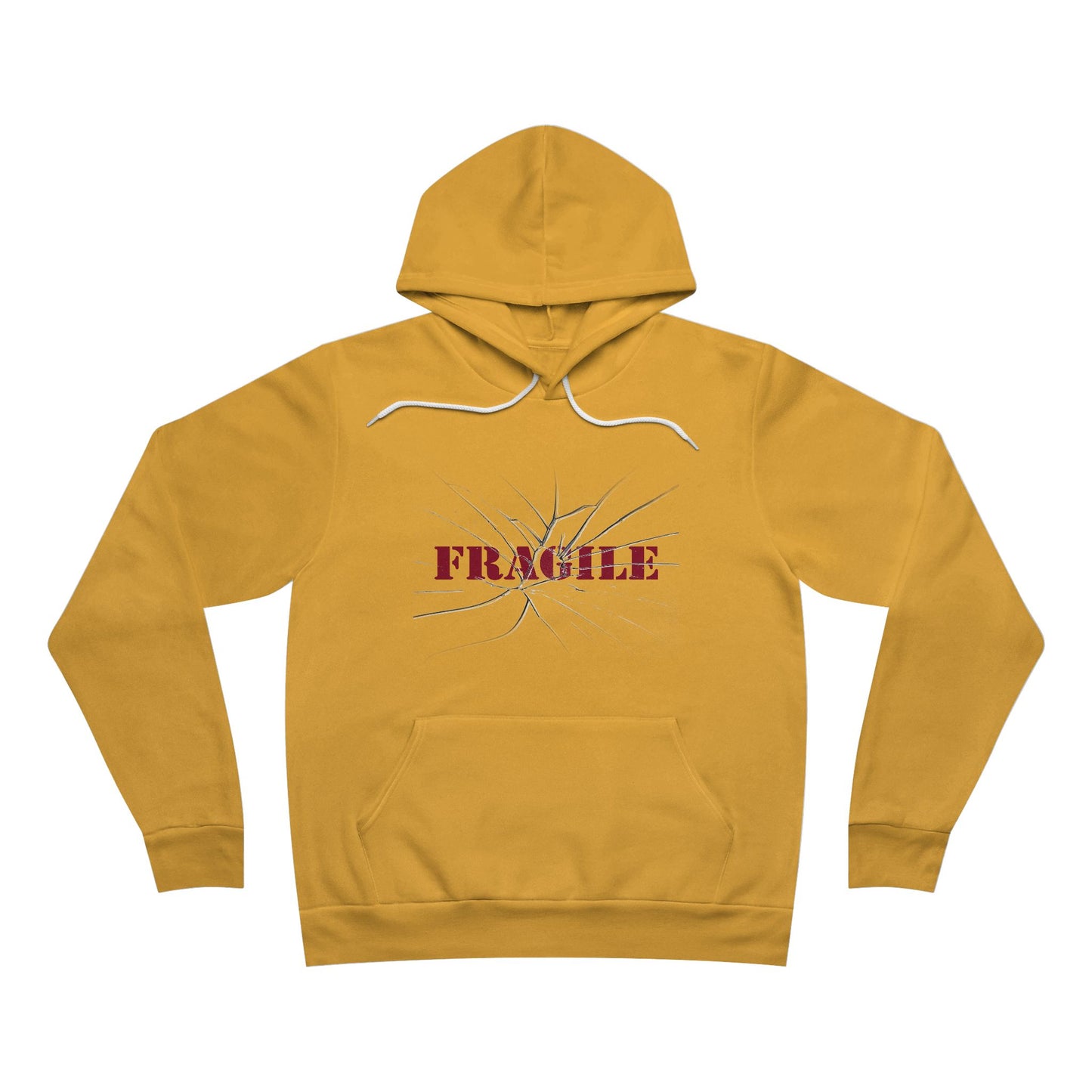 "Fragile" Sponge Fleece Pullover Hoodie